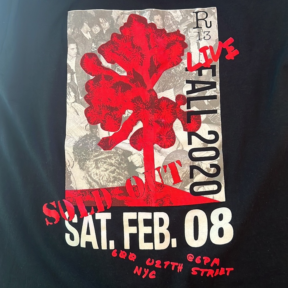 R13 Fall 2020 black women’s t-shirt - Picture 5 of 5